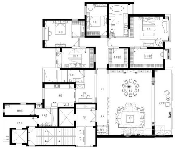郑州装修网欧式宫廷装修效果图 皇室贵族般的品味